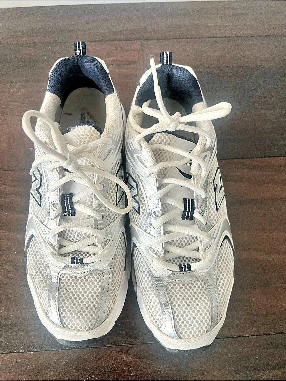 New Balance 530 White Silver Navy Women's Sneakers